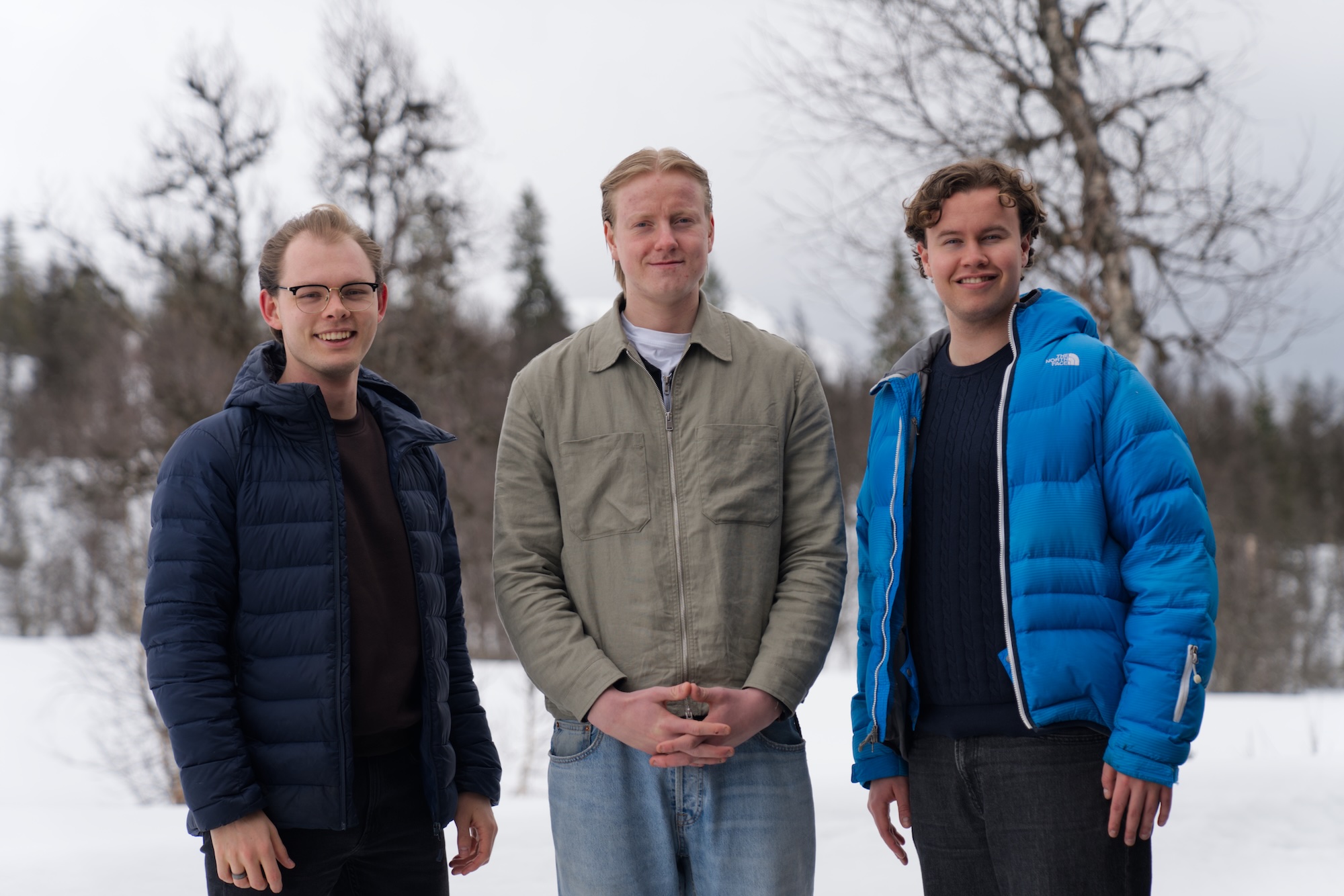 The Enthemed team. Team photo of Johan Svartdal, Eugene Andersen & Max Lee